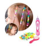 Set De Peinados Chaquiras Accesorios Cabello Juguete Mbk205a