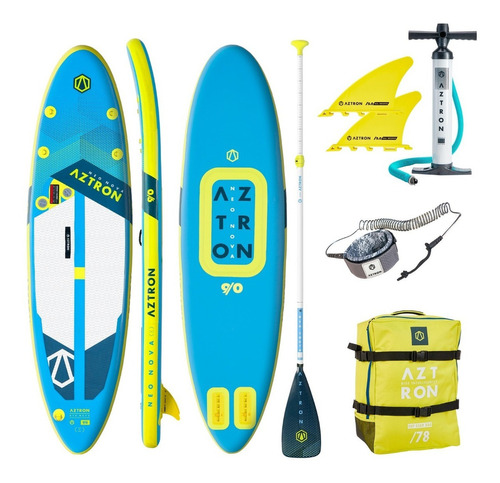 Tabla Sup Stand Up Paddle Aztron Neonova 9'0 Ilable Color Azul Celeste