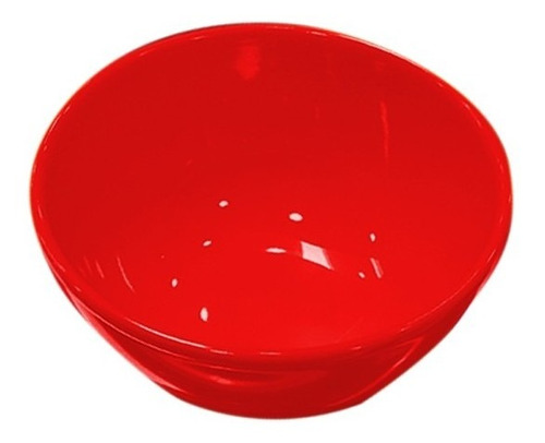 Set De 4 Bowl Melamina Rojo 10 Cm.