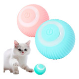 Bola Giratória Inteligente Brinquedo Pet Gato Silicone Usb C