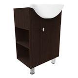 Mueble Vanitorio Parma 56 Con Repisa Wengue Briggs