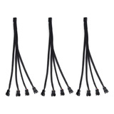 Aypzuke Paquete De 3 Cables Divisor De Ventilador Pwm 1 A 4.