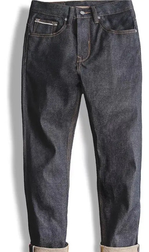 Vaqueros De Mezclilla Regulares For Hombre Selvedge Raw [u]