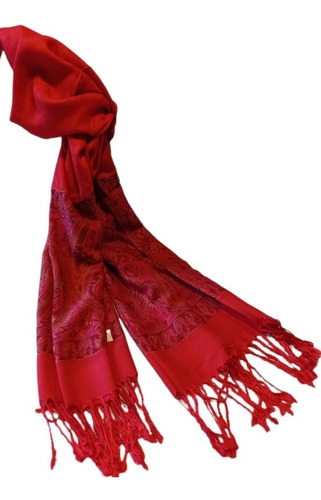  Pañuelo Pashmina Viscosa Importada De La India 170 X  70 Cm