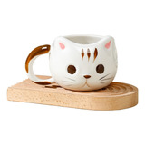 Tazas De Cerámica Con Forma De Gato Kawaii, Tazas De Café,