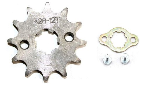 12t Teeth 17mm 428 Chain Front Sprocket Cog Fit For 110...