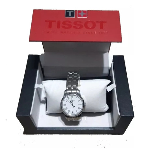 Reloj Tissot Classic 1853 Caratula Blanca Hombre 