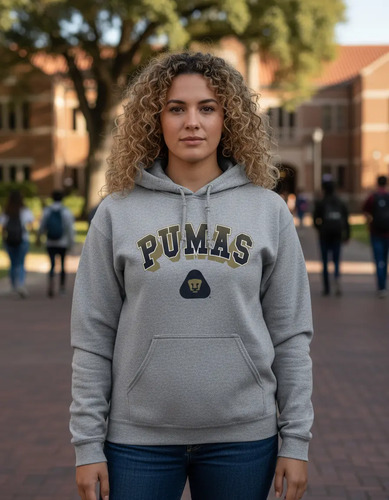 Sudadera Mujer Hoodie Pumas Unam Pumas 3d