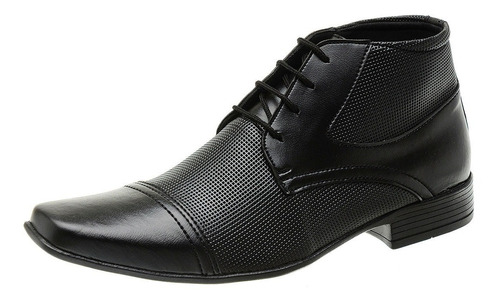 Sapato Oxford Botinha Masculino Cano Baixo De Amarrar