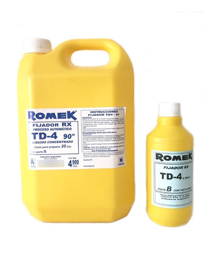 Fijador Rx Radiografico Automatico Romek Td4 P/ 20lts (1632)