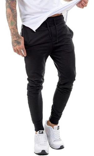 Calça Jogger Moletom Masculina C/ Elástico