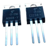 Transistor Par 2sa968 2sc2238 (4 Pares) A968 C2238 Casado