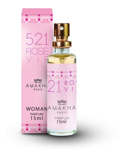 521 Rose Vip 15ml Amakha Paris  Escolha O Seu Perfume 