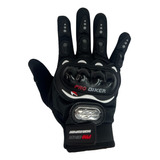 Guantes Moto Pro Biker Pb-12 Cross Pista Negro Tua Full