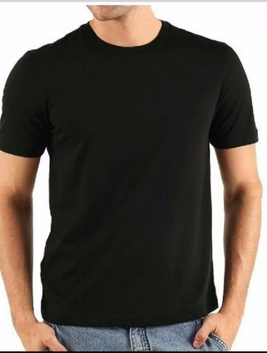 Camiseta Masculina Slim Básica Algodão 30.1 Envio Imediato 