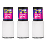 3 Fita Líquida Cora 9ml - Nunca Mais Esmalte Borrado