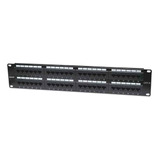 Panel De Parcheo Cat6, 48puertos, Utp, 2u, Intellinet 560283