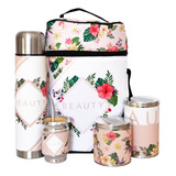 Equipo De Mate Completo Beauty Cuero Set Kit Matero 