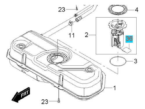 Flotante Gasolina Sensor Chevrolet Aveo Optra Spark Todos Foto 3