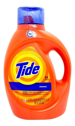 Tide Original Detergente Jabon Liquido Para Ropa 2.72lt