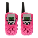  Radio Walkie Talkie Juguete Niños Portátil Pila Amarillo 2