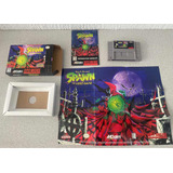 Spawn Snes Juego E Impresos Originales (la Caja Es Custom)