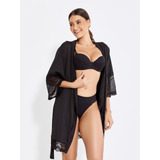 Robe De Luxo Sexy Noiva Feminino Detalhe Em Renda