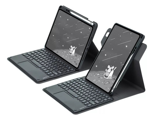 S Funda Con Teclado Bluetooth Táctil Ñ Para iPad