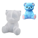 Molde Silicona Oso Teddy Sentado