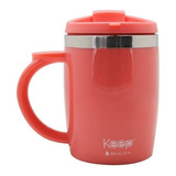 Mug Termico 400ml Keep Café Té Desayuno Termo 4 Colores 