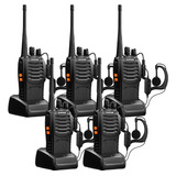 Baofeng Walkie Talkies De Largo Alcance Paquete De 5 Radios