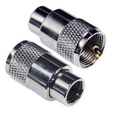 Conector Pl259 - Uhf Macho Para Cable Rg213 Soldable. X2 Uni