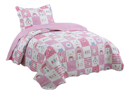 Colcha Bouti Cobreleito Infantil Solteiro Cama Box Estampada