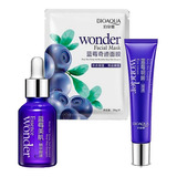 Trio Wonder Blueberry Bioaqua Mascarilla, Serum, Eye Cream F Tipo De Piel Normal