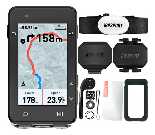 Gps Igpsport Igs630 Kit Completo + Cinta Cardíaca + Sensores