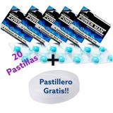 Power Man Vigorizante Pastilla Azul 20 Tabletas + Pastillero