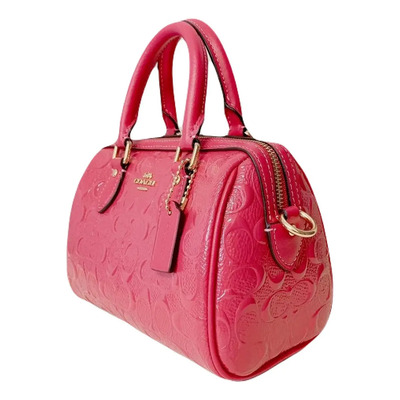 Bolsa Coach Crossbody Rosa Monograma Relieve Ch276 | Meses sin interés