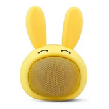 Mini Caixa De Som Portátil Kid Elsys Bluetooth Amarelo 3h 3w