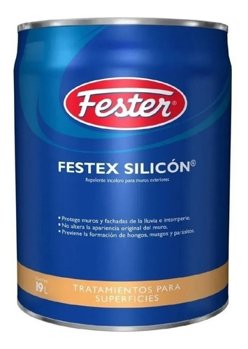 Festex Silicón 19 L Repelente Incoloro De Muros Exteriores