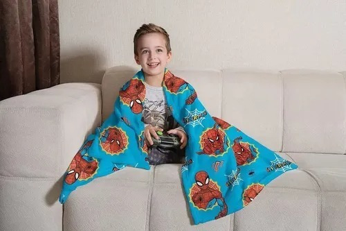 Manta Fleece Microfibra Solteiro Infantil Vários Personagens