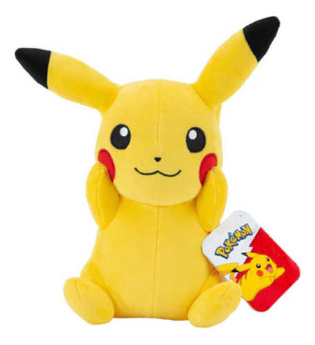 Pikachu Pokemon  Iniciales Kanto Peluche 8  Original