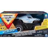 Monster Truck A Control Remoto Monster Jam Megalodon Azul