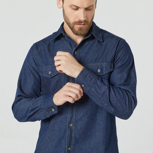 Camisa De Jean Pampero Talles 38 - 48