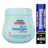 Simond's Dermo Cream Crema Corporal Diabetic Skin Pote 400 G