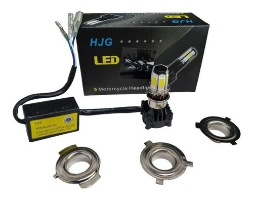 Kit Cree Led Motos H4/ Bosch 4100lm 6 Lados - Warrior Motos!