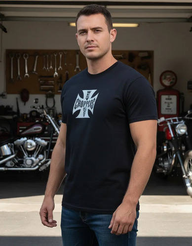 Playera West Coast Chopper Rapido Y Furioso Caballero Lz.