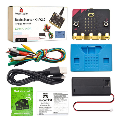 Keyestudio Kit De Inicio Básico Para Bbc Micro Bit V2, Progr