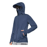 Upf 50+ Uv Pareja Ropa Protección Solar Cremallera Sudadera