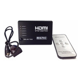 Chaveador De Video Switch Hdmi 5 X 1, Full Hd E 3d -  El305