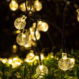 Luces Solares De Navidad 50 Luces Impermeable Vintage